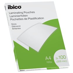 IBICO Pouch A4 100 Mic Gloss 100pz