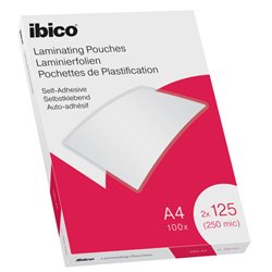 IBICO Pouch A4 125 µ Autoadesive 100pz