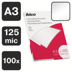 IBICO Pouch A3 125 µ Opaca 100pz